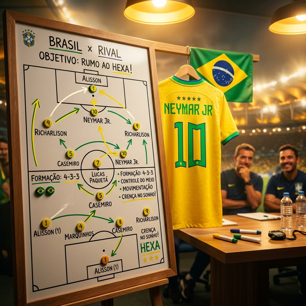 Brasil na Copa 2026: elenco, momento e por que o hexa ainda é difícil